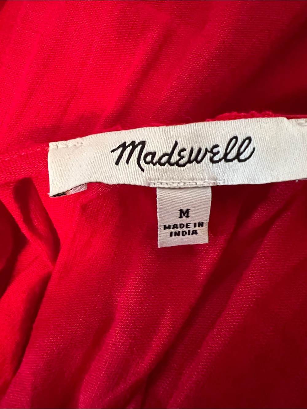 Madewell Red Spaghetti Strap Maxi Dress - Picture 8 of 8